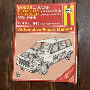 Haynes Repair Manual 1231 Dodge Caravan Voyager Town & Country Repair 1984-1995